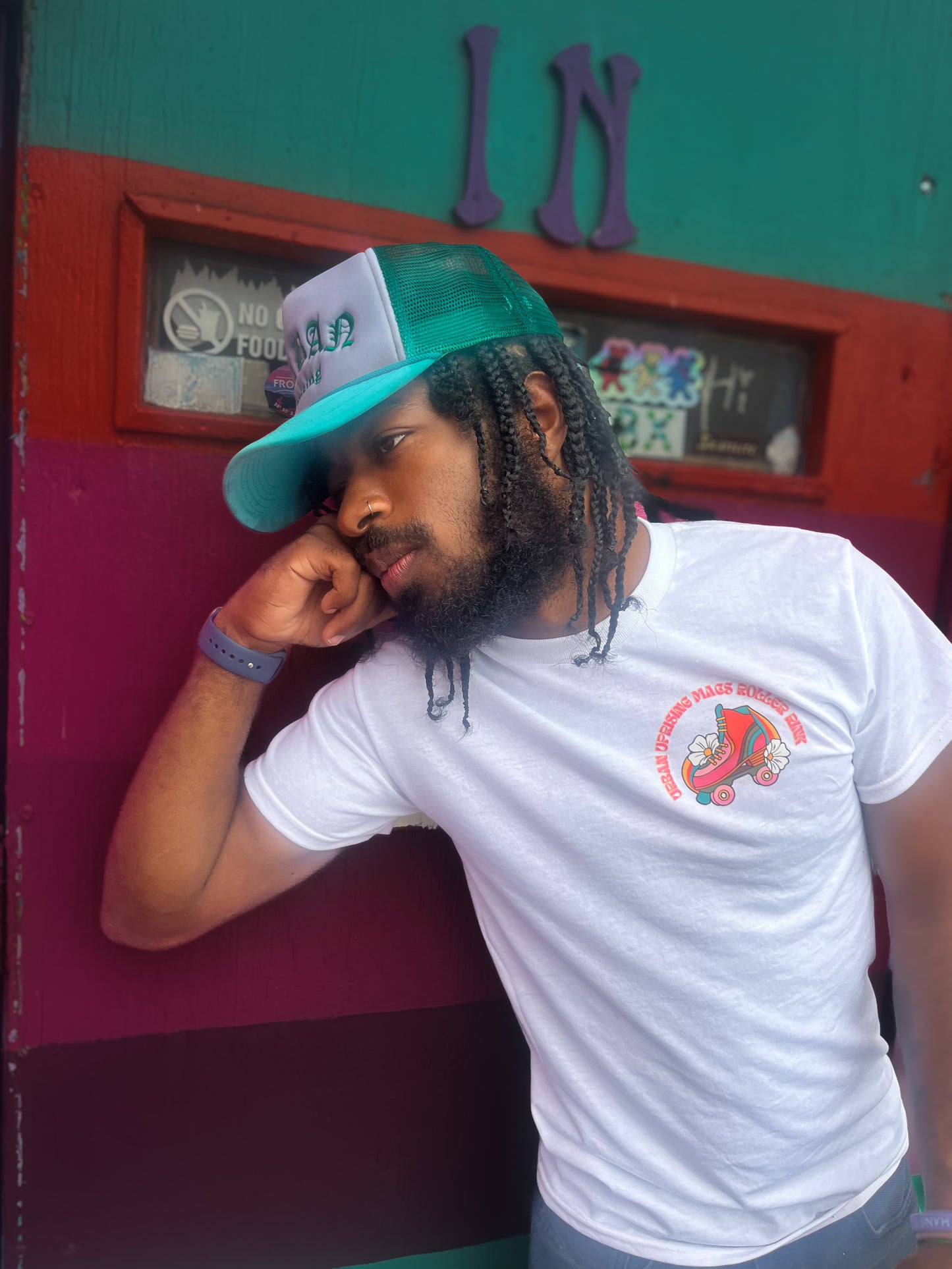 Unisex Urban Uprising X Mac’s Roller Rink Retro Vibes Tee