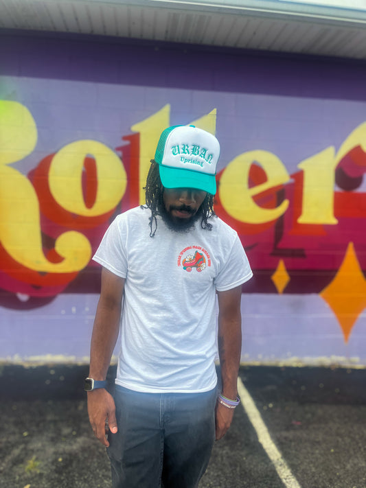 Unisex Urban Uprising X Mac’s Roller Rink Retro Vibes Tee